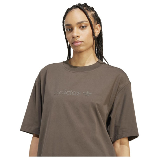 Adidas Γυναικεία κοντομάνικη μπλούζα Essentials Linear Tee